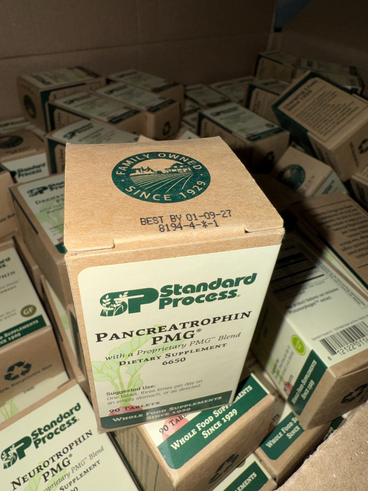 Standard Process Pancreatrophin PMG 90 Tablets Exp. 1/2027