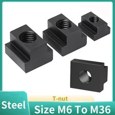 T-nut M6 M8 M10 M12 To M36 Black T Slot Clamping nuts Milling Machine Nuts CNC