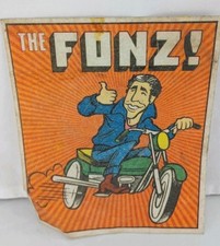 THE FONZ  HAPPY DAYS IRON-ON TRANSFER TV TELEVISION SHOW VINTAGE 1970s