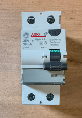 AEG 25A 30mA Elfa FI 604200