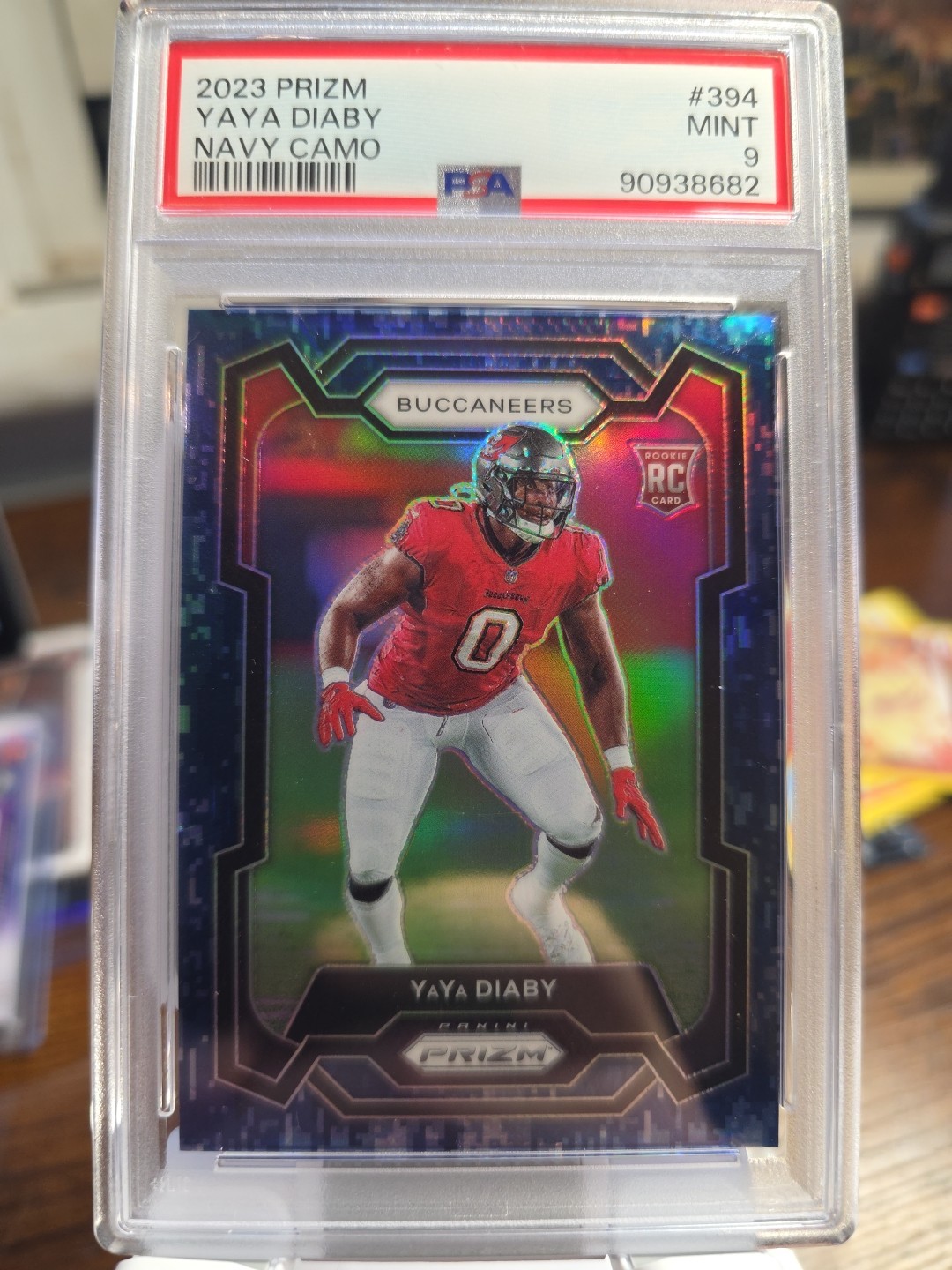 YaYa Diaby Panini Prizm #394 Navy Camo