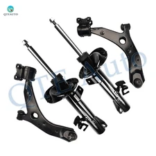 Set 4 Front Lower Control Arm Ball Joint-Suspension Strut For 2004-2009 Mazda 3