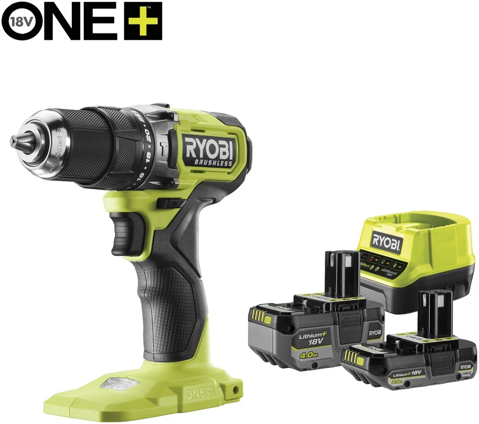 Ryobi RPD18-2C42S perceuse-visseuse à percussion 18V One+ 2 batteries - Photo 1/1
