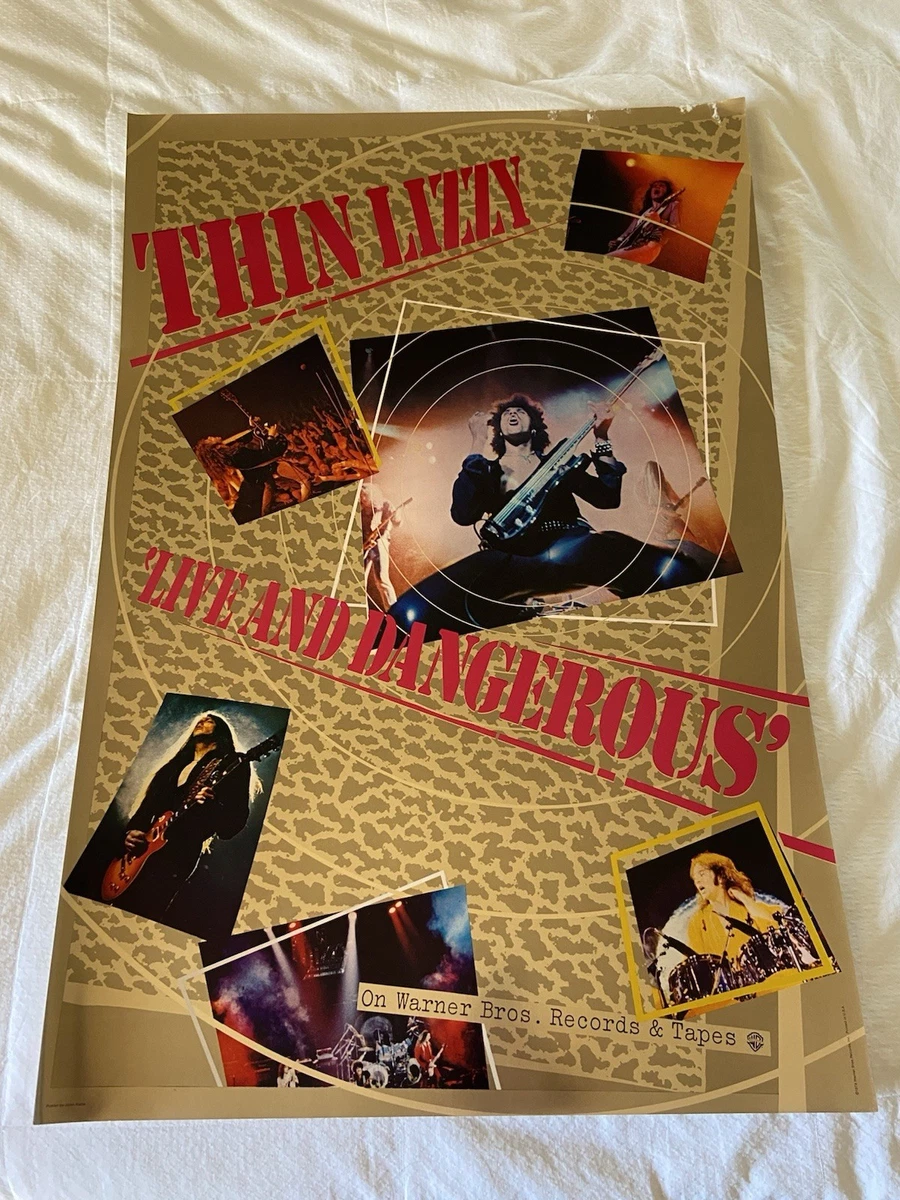 希少・未使用】Thin Lizzy 1979 A1サイズポスター ヴァーティゴ Thin