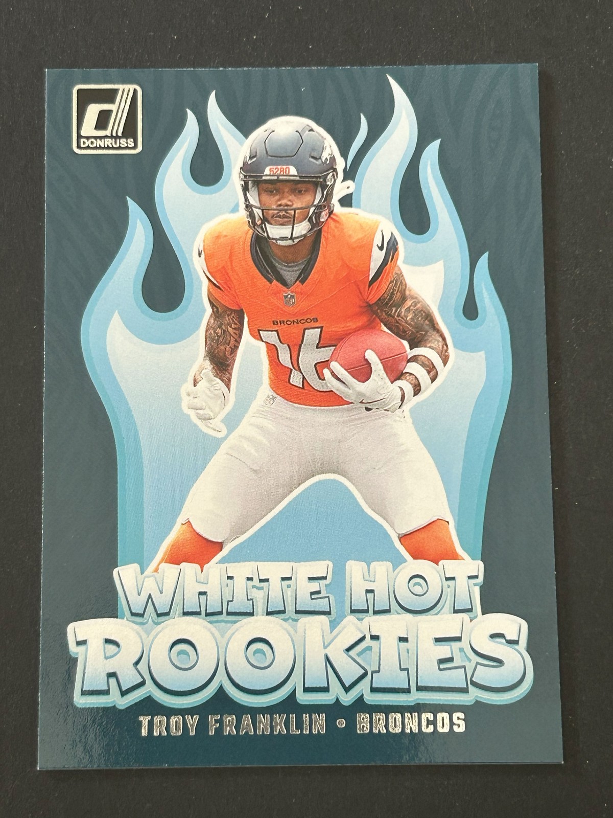 2024 Donruss #WH7 Troy Franklin White Hot Rookies Denver Broncos