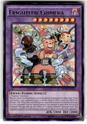 Frightfur Chimera MP16-EN021 1st Edition Rare NM Near Mint Yu-Gi-Oh! Card