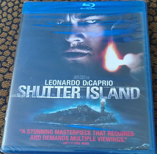 Shutter Island Blu-ray Disc Movie, Leonardo DiCaprio, Blu-ray Case