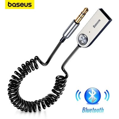Baseus BA01 Aux USB Bluetooth Adapter Dongle Cable For Car 3.5mm Jack Aux Blueto