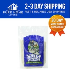 Versatile Fine Ground Sea Salt - Pack of 6, 8oz Resealable Bags for Cooking