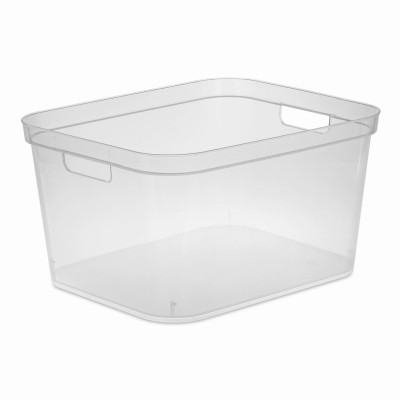 6er-Pack - Hoher Aufbewahrungsbehälter, transparent, 15 x 12-1/4 x 8-1/4 Zoll - 13268606
