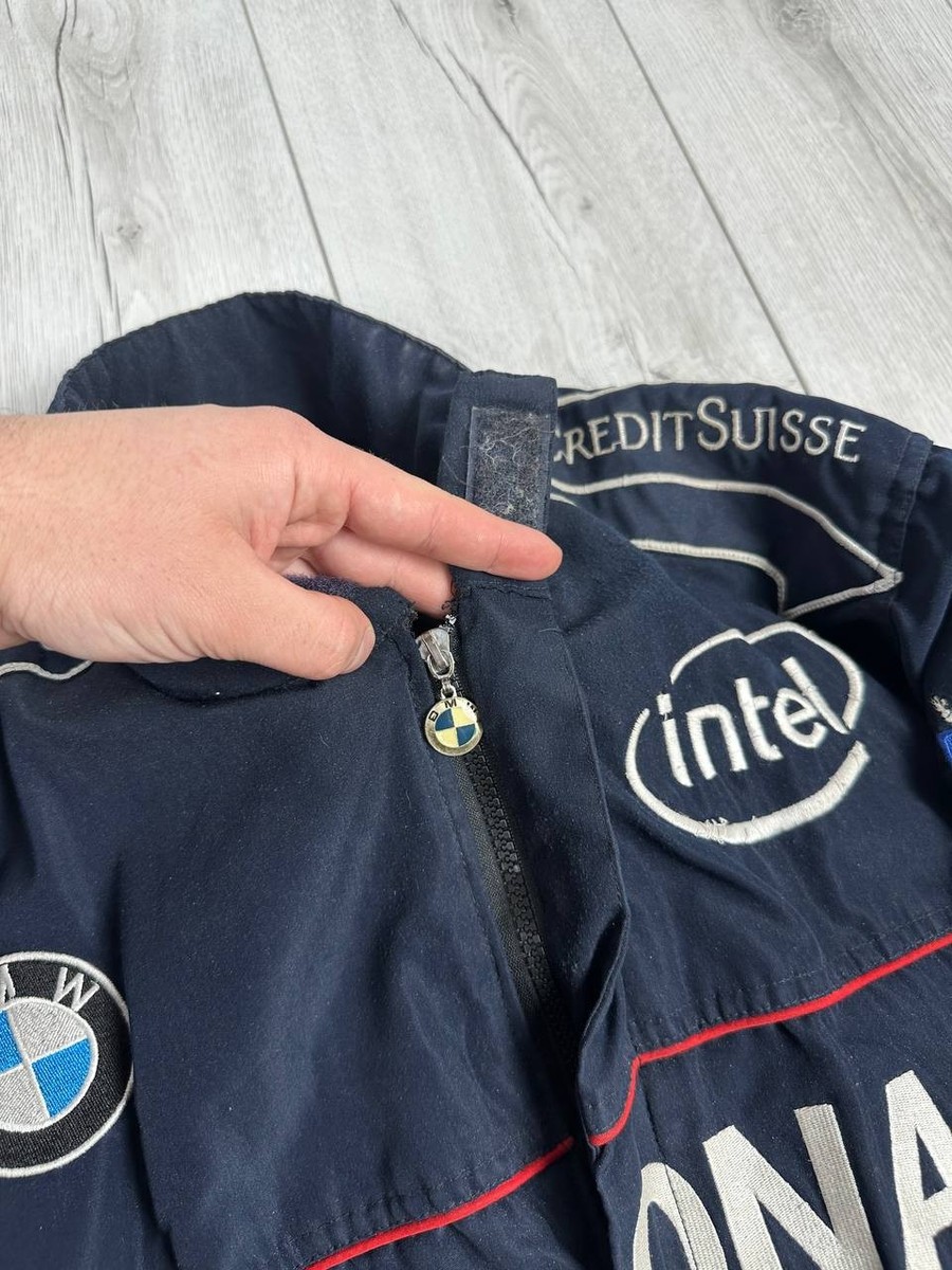 Rare Vintage BMW Williams F1 Jacket Mens M Petronas Intel Michelin