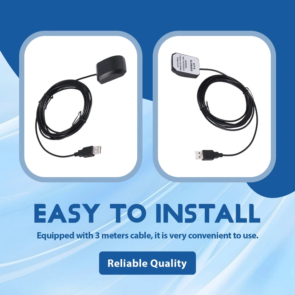  Glonass Antenna  Booster Receiver Repeater for Phone Car Navigation W3C56658 - Image 4 of 4