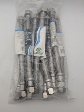 10 Pack - Everflow 8" Stainless 1/2" IPS X 3/8 COMP Braided Faucet Line 27108-NL