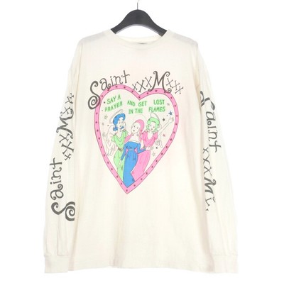 St. Michael Saintmichael 24Ss Ls Tee/Pink Heart Long Sleeve T 