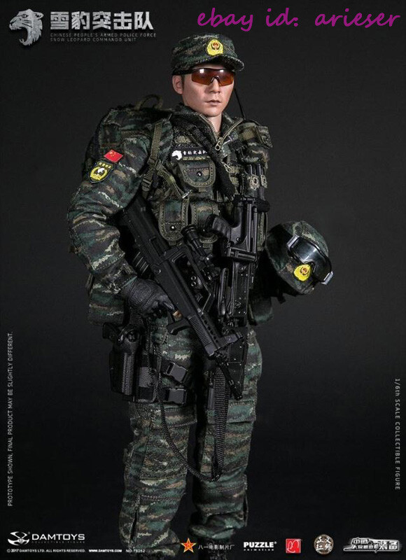 【DAMTOYS】78052 1/6 CHINESE PEOPLE'S ARME New Damtoys 78052 1/6 Chinese Armed Police Navy Seals Action