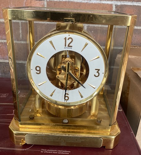 Le Couture ATMOS Perpetual Motion Clock Working 491717 Serial Number EBay