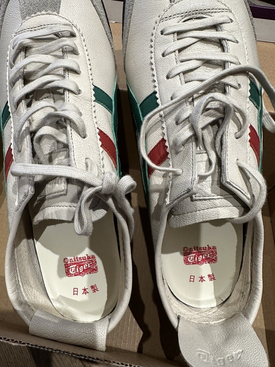 Onitsuka Tiger MEXICO 66 DELUXE 1181A436 NIPPON MADE CREAM/GREEN
