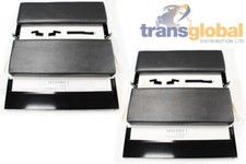 Grey Vinyl Folding Rear Bench Seats x2 for Land Rover Series 2 2A 3 320737LCS