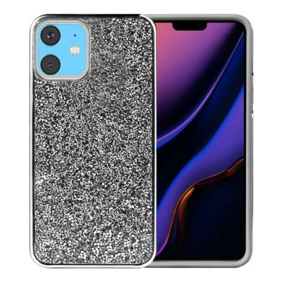 AMZER Rhinestone Diamond Glitter Hybrid Dual Layer ShockProof Case for iPhone 11
