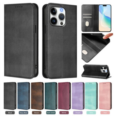 Leather Magnetic Wallet Phone Case For Samsung A8 A6 A5 A42 A32 A22 J330 M33