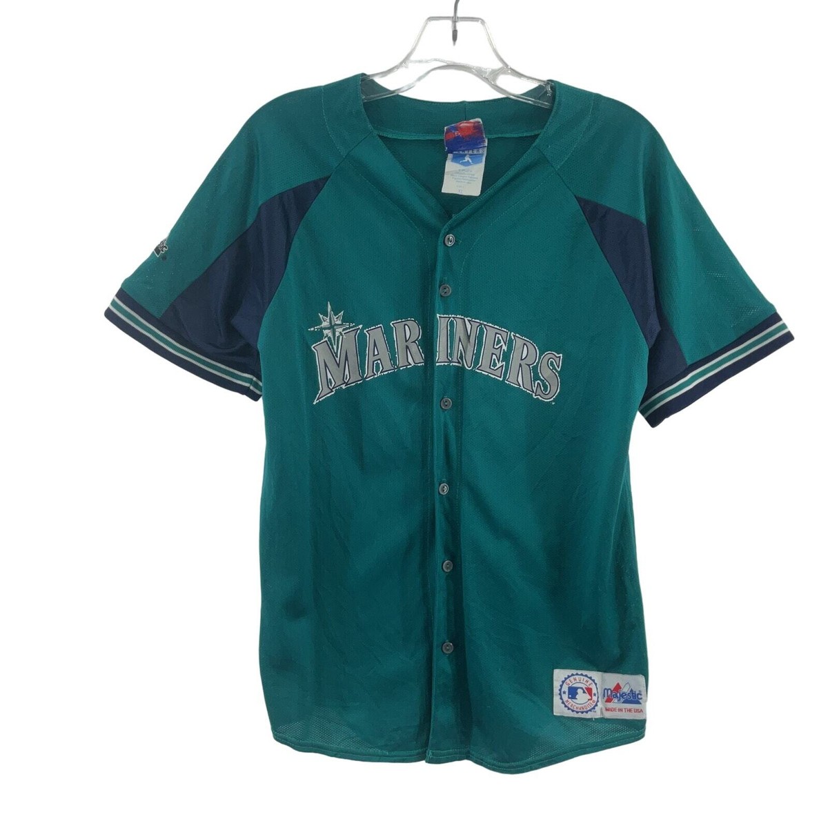 【希少品】Majestic　ケン・グリフィー・Jr マリナーズ ユニフォームＸＬ 希少品】Majestic ケン・グリフィー・Jr マリナーズ