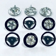 DRIVING SCRAPBOOKING DECORATIVE BRADS EYELET OUTLET 8 PCS