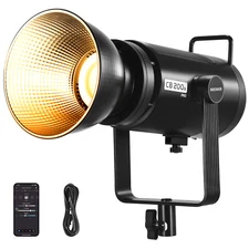 NEEWER CB200B PRO 210W Bi-Color LED Light, Bowens Mount, 2700K-6500K, CRI97+