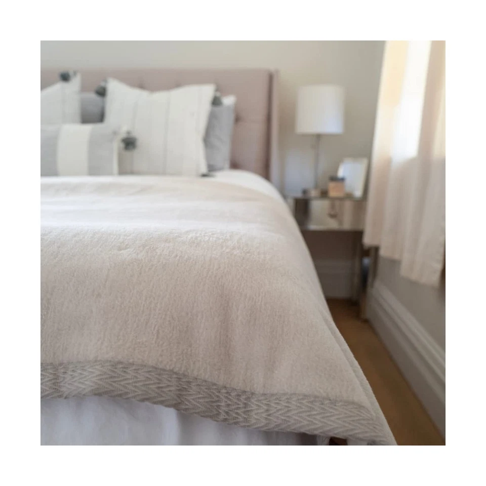 Peacock Alley Favorite Blanket - Luxury Reversible Cotton Blanket for Year Ar... - Image 4 of 4