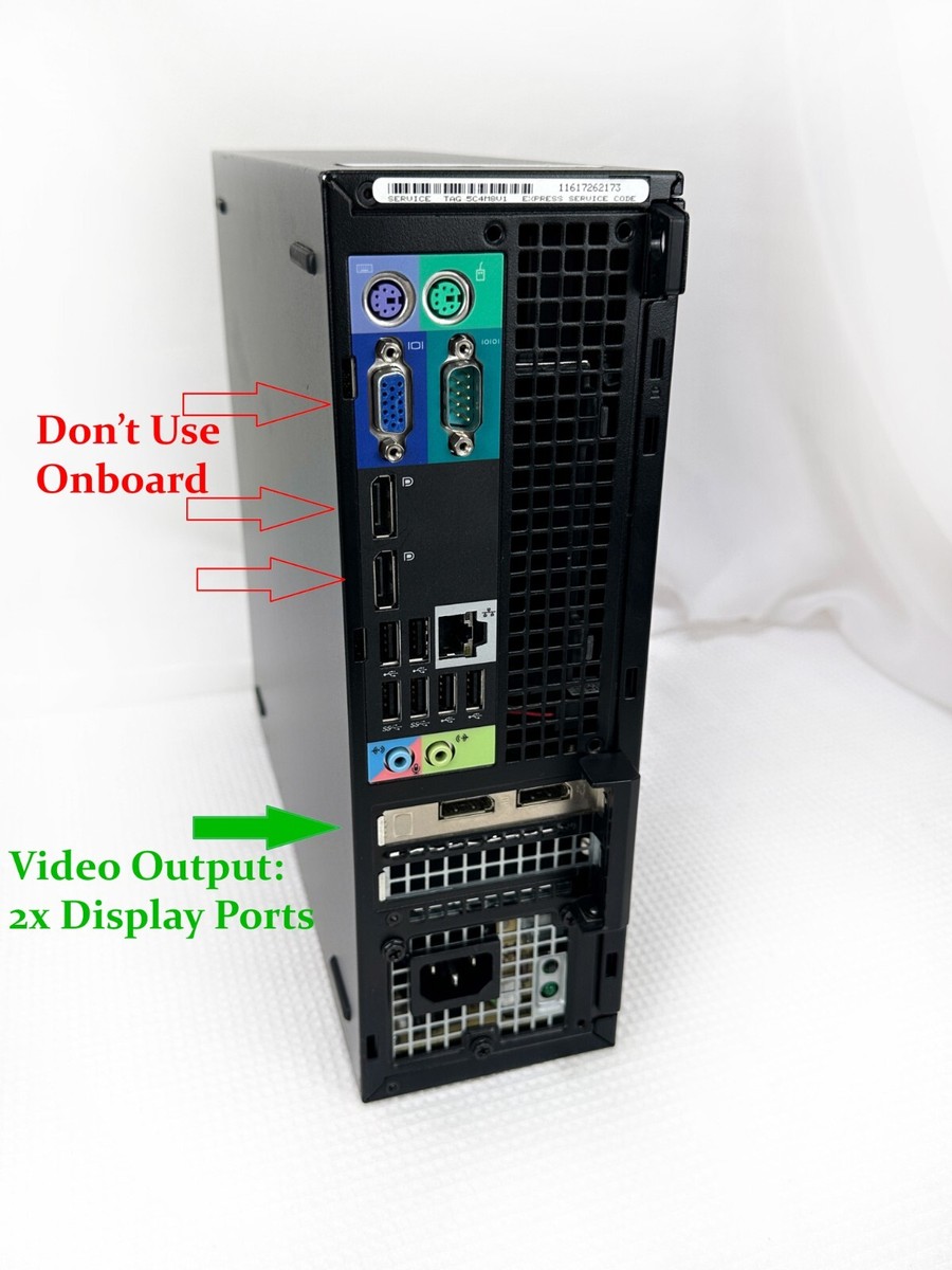 Dell Windows XP Pro 32 bit OptiPlex SFF 9010 i7, NEW 512GB SSD
