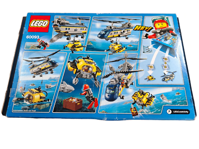 LEGO CITY Deep Sea Helicopter 60093 New Open Box | eBay