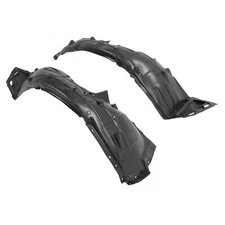Front Driver & Passenger Side Inner Fender Liner PE Set For Honda Civic 2019