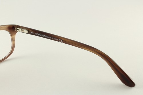 Raro Auténtico Tom Ford TF 5232 047 51mm Marrón Rayas Marcos Gafas Italia - Imagen 5 de 6