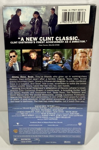 New 2004 Mystic River VHS Movie Warner Brothers Pictures Sealed - Picture 2 of 3