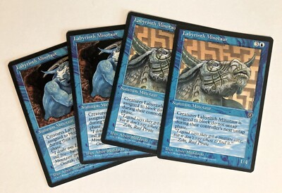 Labyrinth Minotaur (4) Homelands NM MTG Magic the Gathering