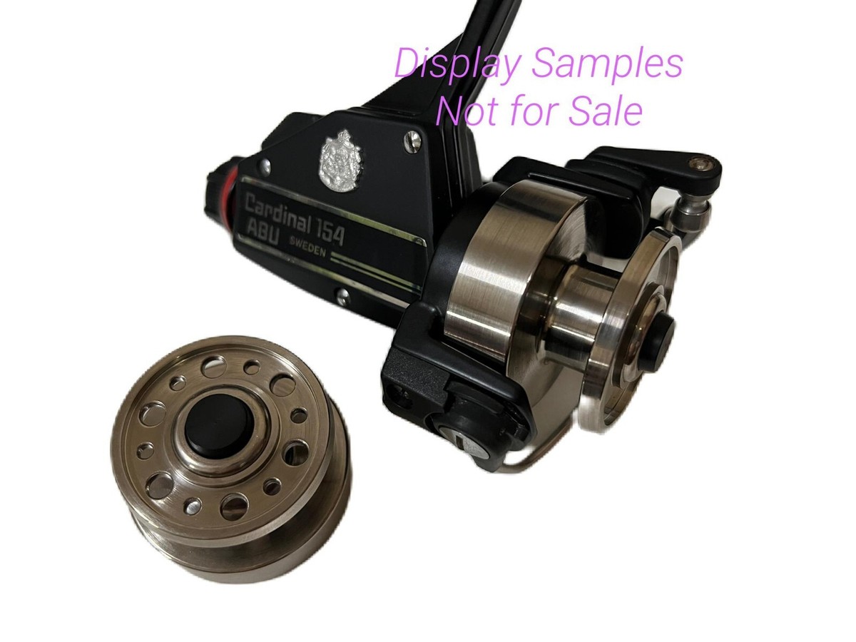 Chrome Color Aluminum Spool for Abu Cardinal 54 & 154 Spinning