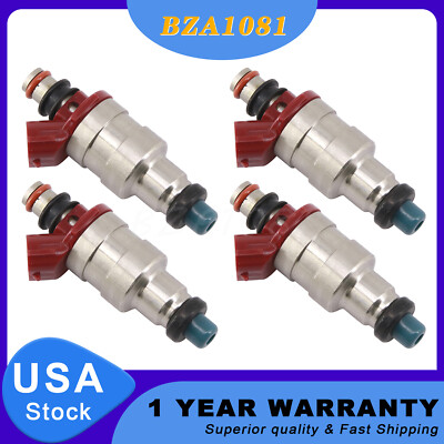 4X Fuel Injector G609-13-250 FJ400 For Mazda B2600 MPV High impedance Flow Match