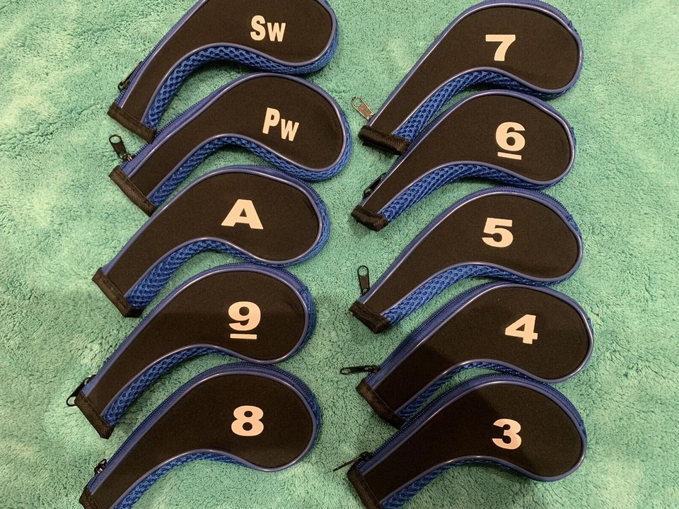 10pcs Miz GOLF ZIPPED IRON HEAD COVERS - Image 2 of 4