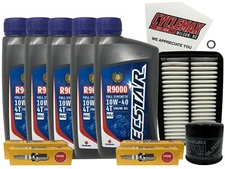 Cyclemax Full Synthetic Tune Up Kit w/ Spark Plugs fits 2001-2003 Suzuki GSF-600