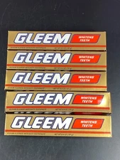 Gleem Toothpaste 6.4 Ounce Whitens Teeth Expired Movie Prop New Old Stock 5 New 