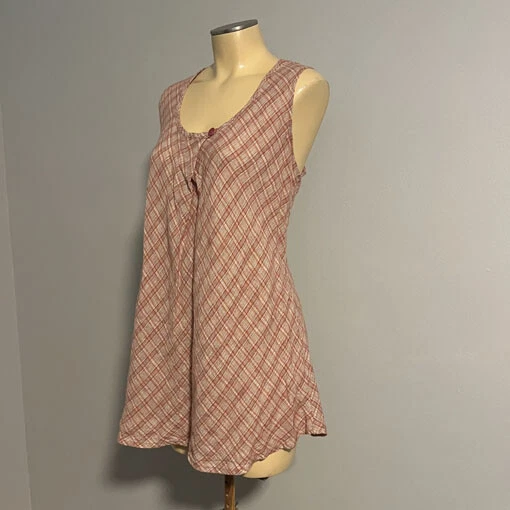 LINO ~ Top túnica sin mangas de lino Lagenlook talla M Foto 2 de 4