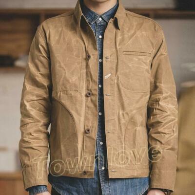 long canvas jacket