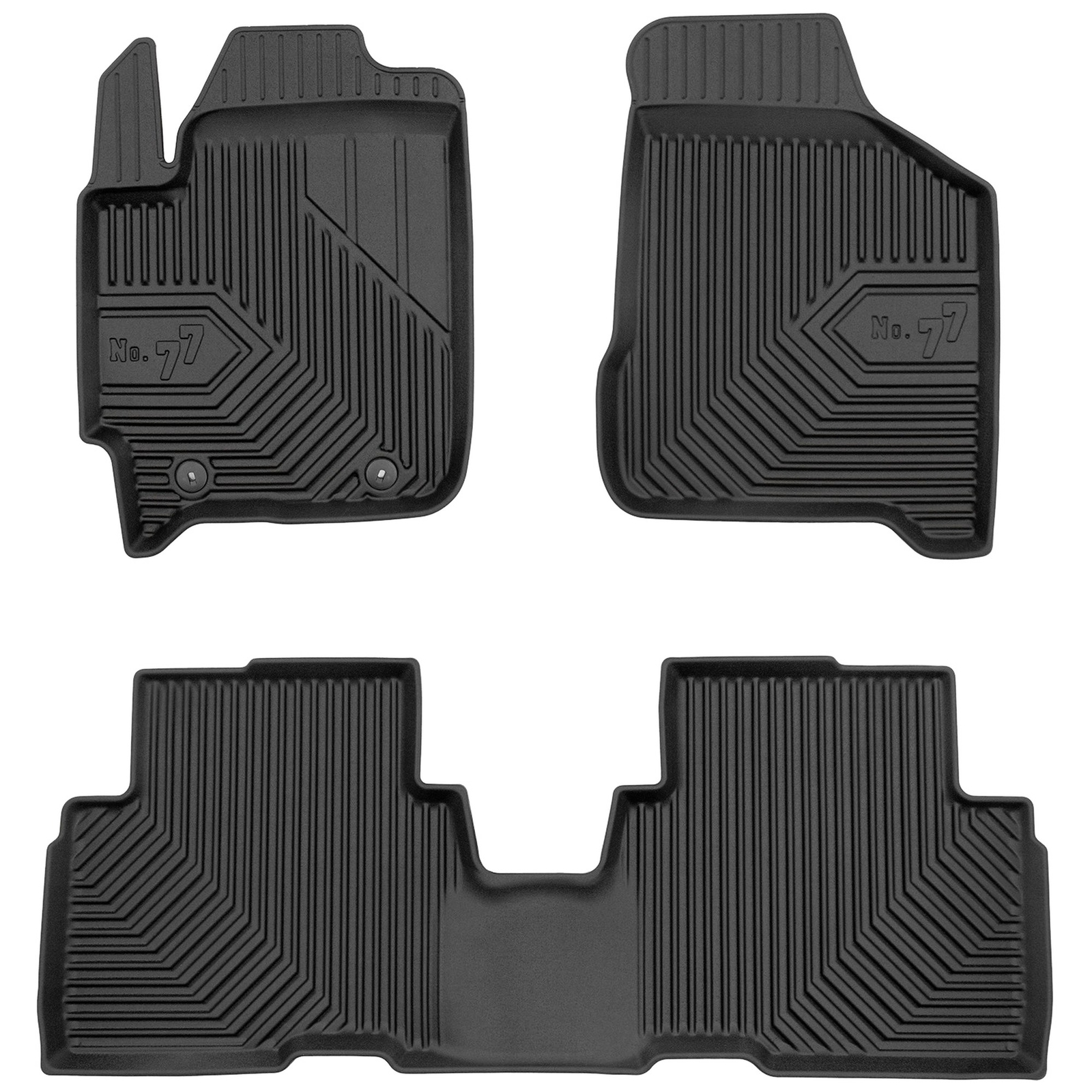 Tapis de sol Kia Carens II anti-boue en TPE Frogum No.77 imperméable