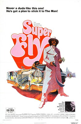 激レア　Superfly Box Emotions Tour 2009 ポスター 72253 SUPERFLY Super Fly Blaxploitation Shaft Dynamite Wall 36x24