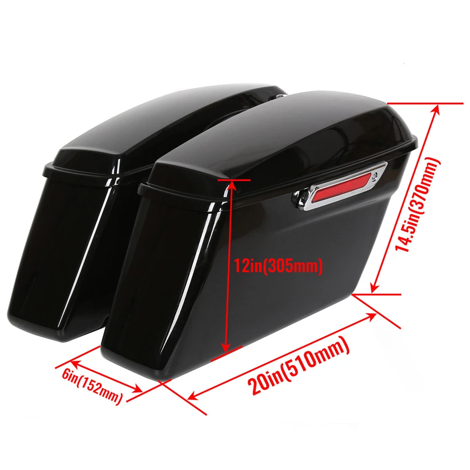 Alforjes rígidos e suportes de conversão para 04-14 Harley Sportster - Imagem 2 de 4