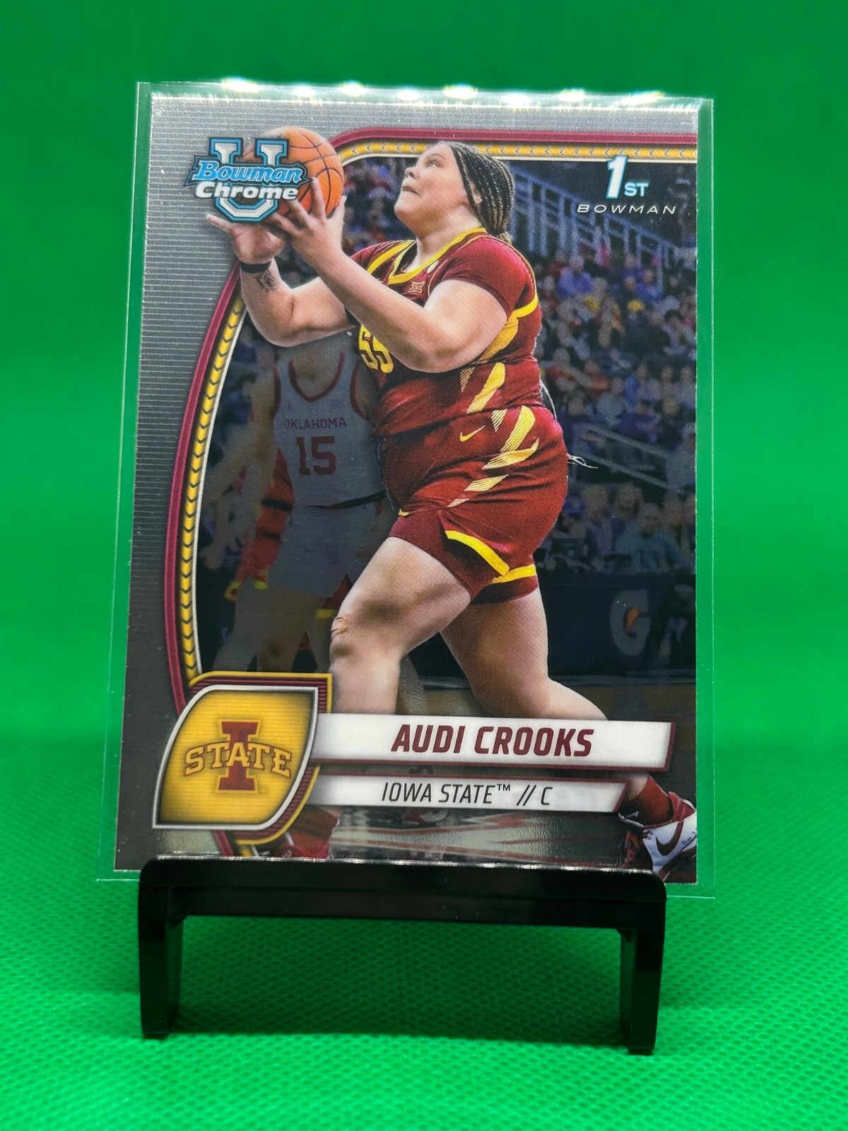 2024-25 Bowman Chrome U #9 Audi Crooks 1ST Bowman Cyclones