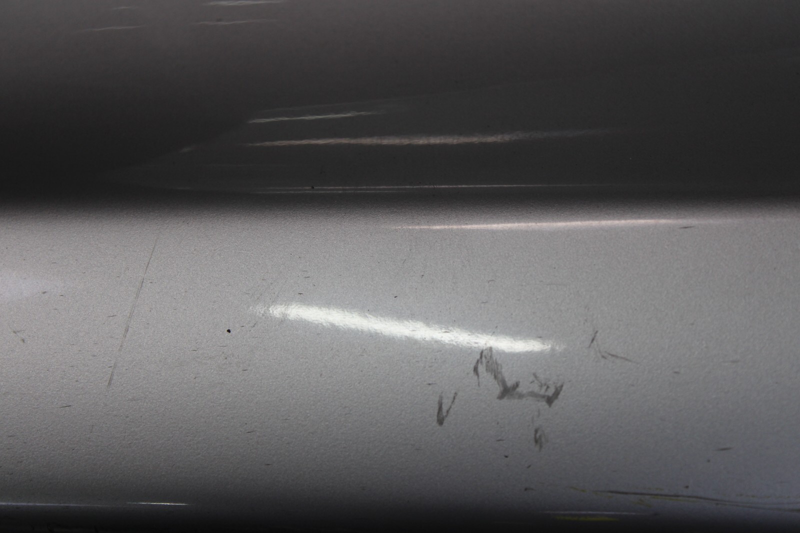 Ferrari F430, Coupe, Spider, LH, Rocker Panel, Silver, Dmg, Used, P/N 68021110