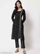 Indian Traditional Wear Woman Office Wear, Daily Wear Cotton Kurti With Pant set