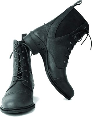 Rhinegold Indiana Spitze Paddock Stiefel schwarz neu im Karton Reitsport Größen 4 5 6