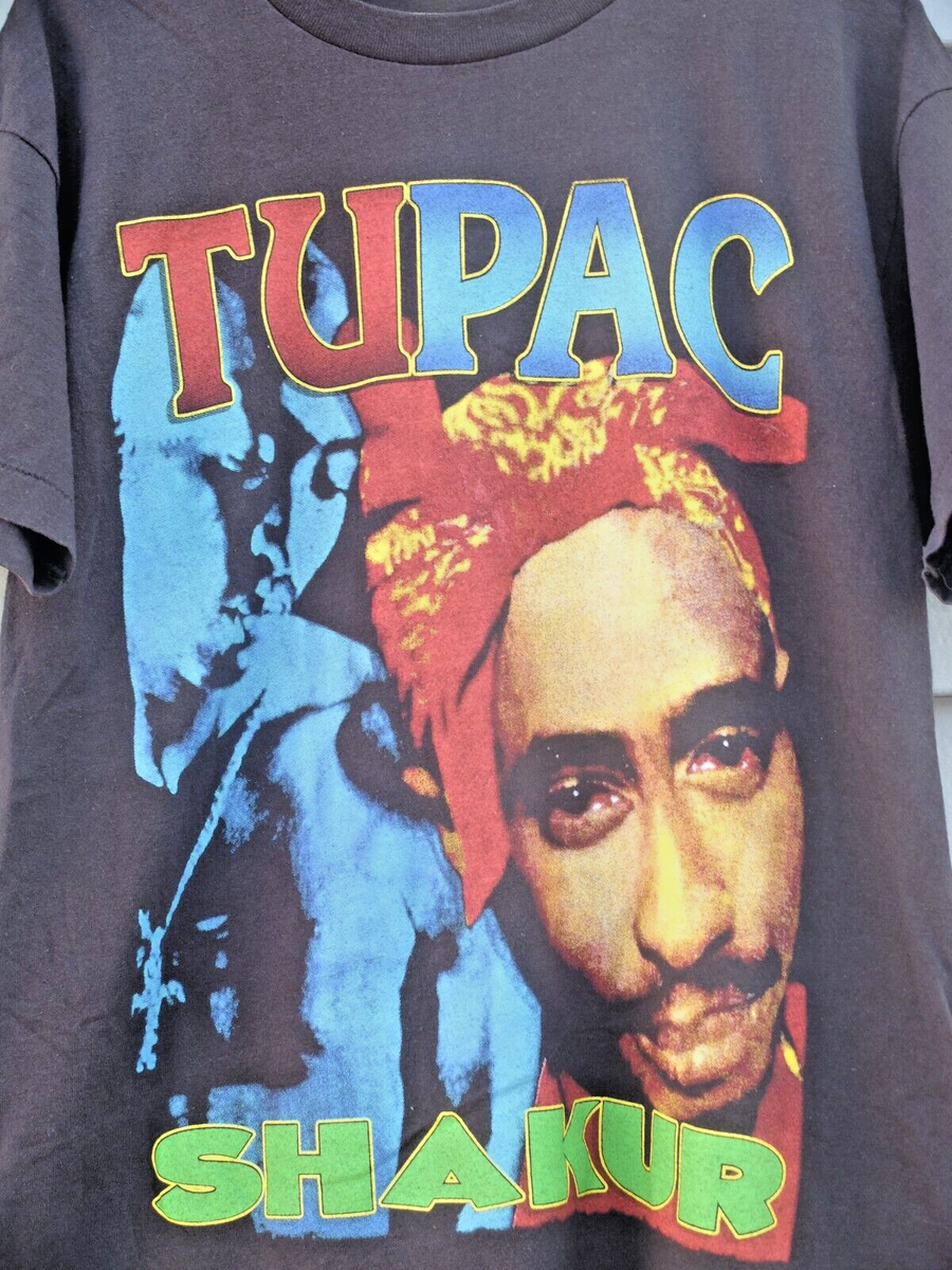 トップス 2pac 90s bootleg tee vintage Vintage Rap Tee Bootleg Tupac XL 90s Keep yo head up its a