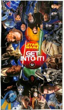 Star Wars Puzzle Jigsaw Pizza Hut Get Into It Campaign 24 Piece Phantom Menace